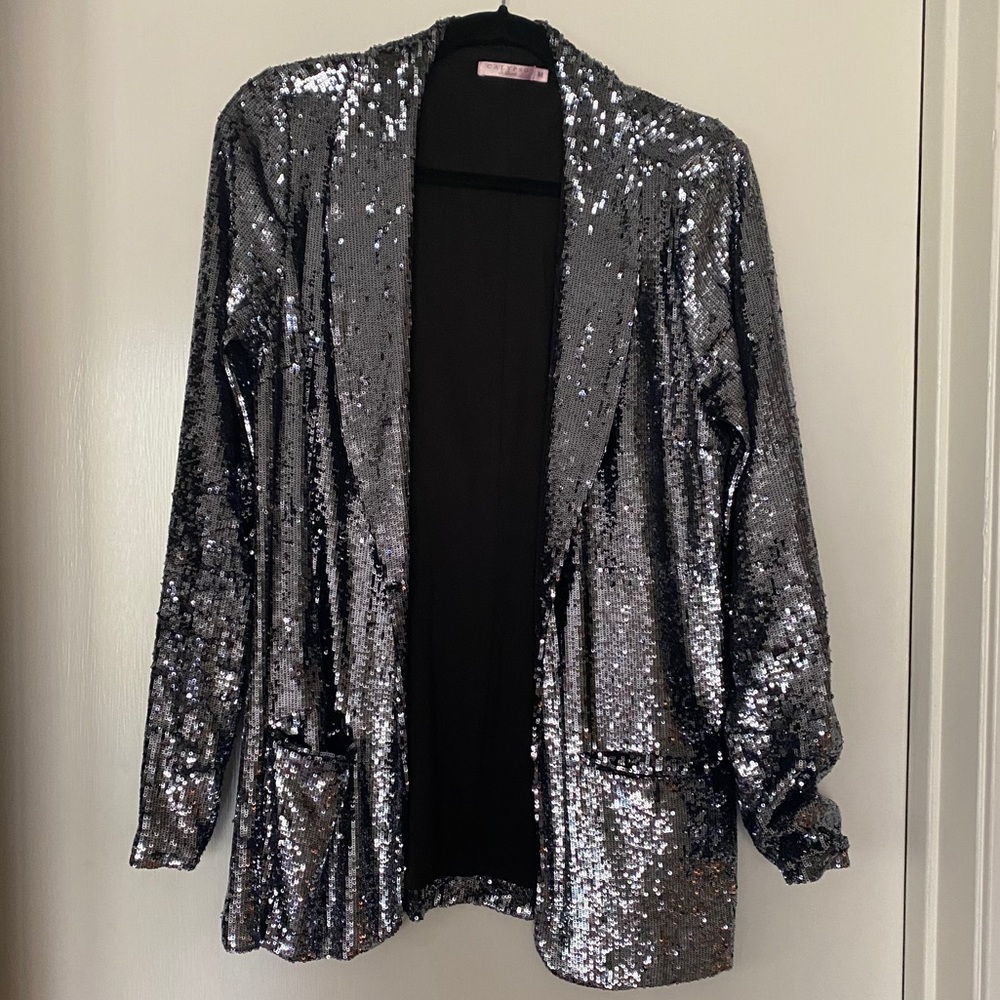 Calypso St. Barth Sequin Blazer Medium
